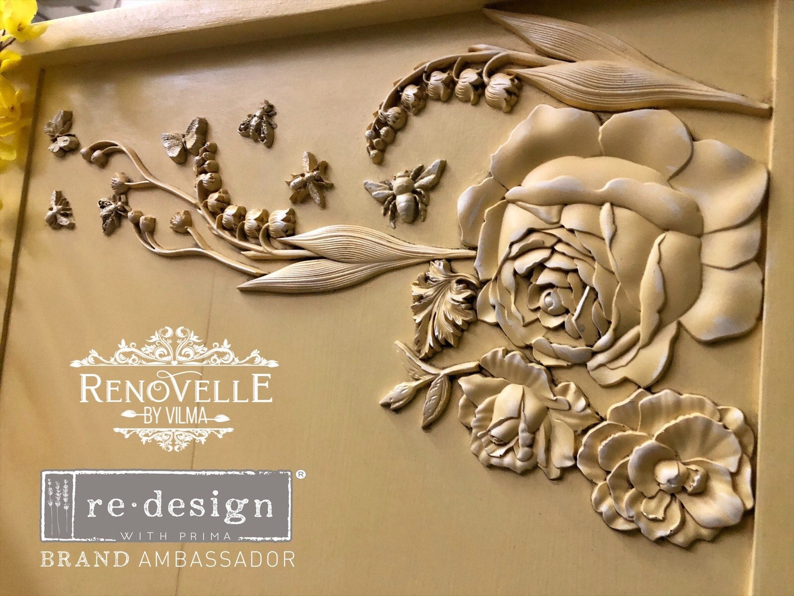Redesign Décor Moulds® 5"x8" - Etruscan Rose