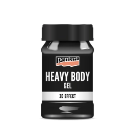 Heavy Body Gel Glossy Black