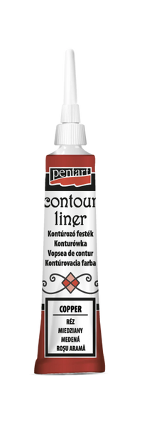 Pentart Contour liner 20ml, design by Pentart, hardware > tools > paint tools, for decoupage and crafting