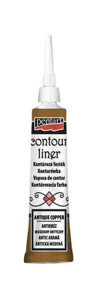 Pentart Contour liner 20ml, design by Pentart, hardware > tools > paint tools, for decoupage and crafting