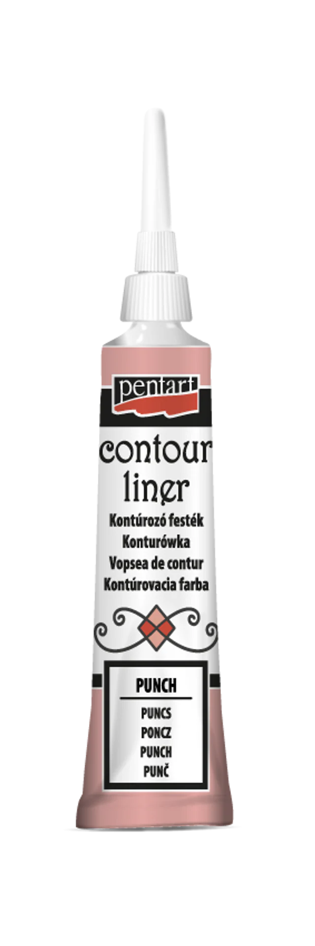 Pentart Contour liner 20ml, design by Pentart, hardware > tools > paint tools, for decoupage and crafting