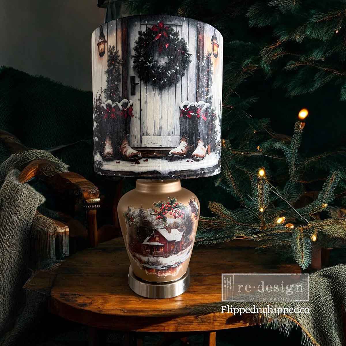 A3 Decoupage Fiber Pack - Santa'S Woodland Stroll