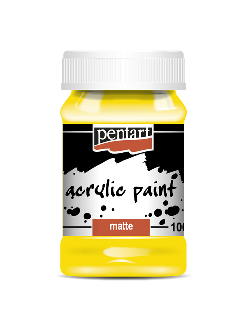 Acrylic paint matte