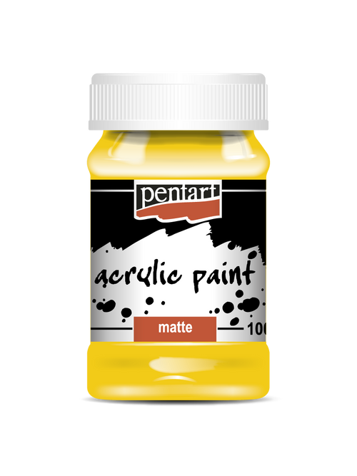 Acrylic paint matte