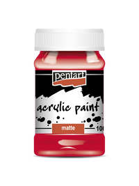 Acrylic paint matte