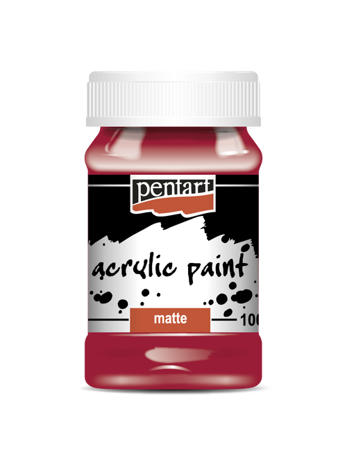 Acrylic paint matte