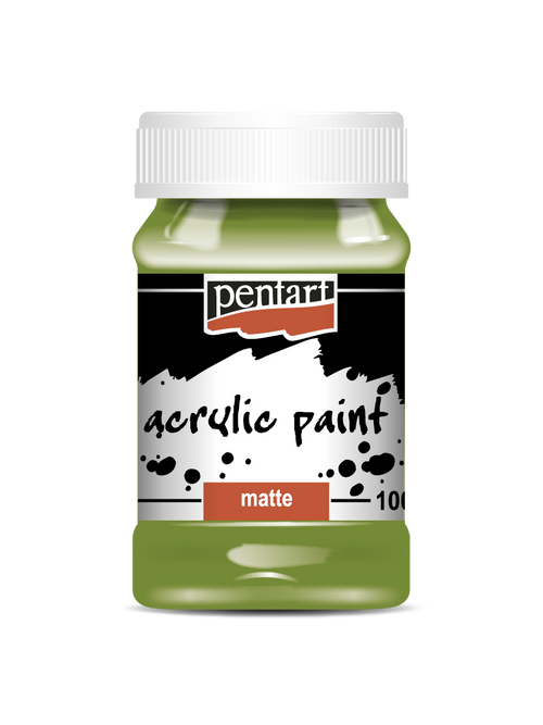 Acrylic paint matte
