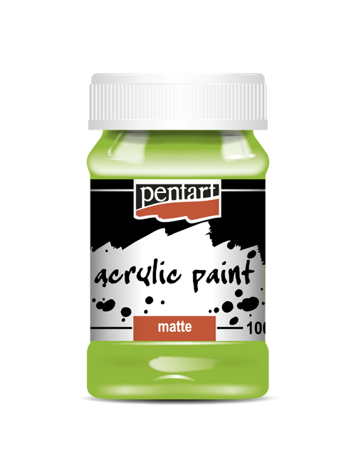Acrylic paint matte