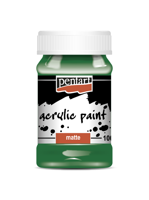 Acrylic paint matte