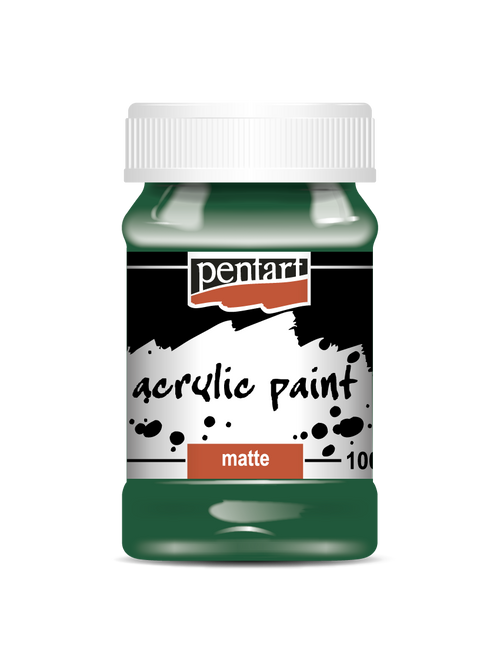 Acrylic paint matte