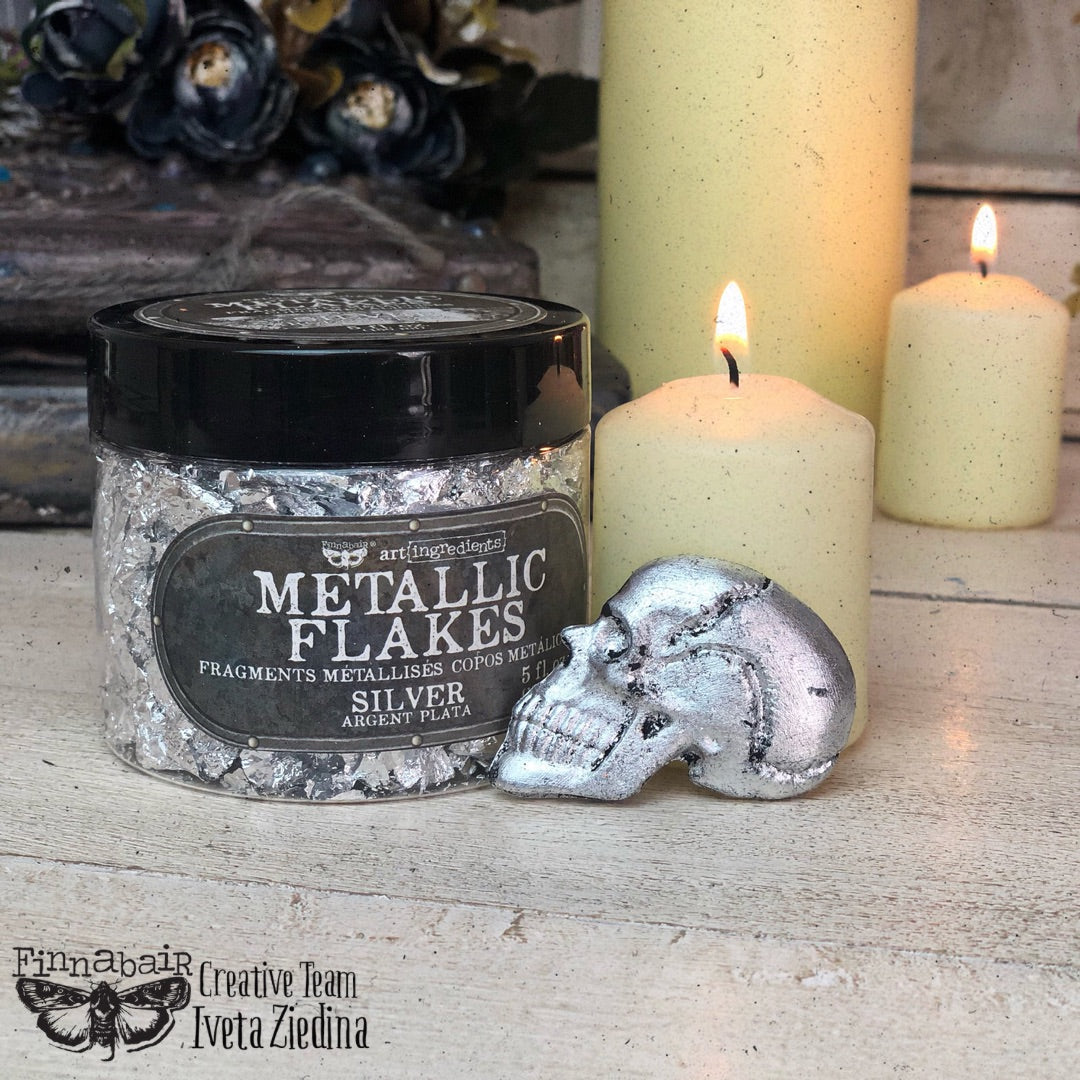Art Ingredients – Metal Flakes, Silver Foil Flakes, Metallic Flakes