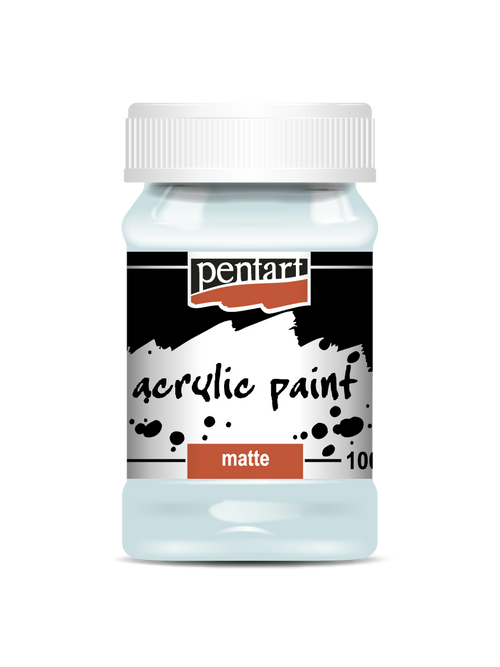 Acrylic paint matte