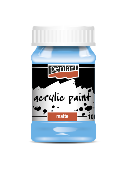 Acrylic paint matte