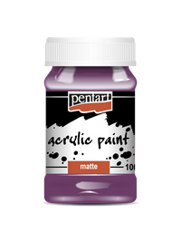 Acrylic paint matte