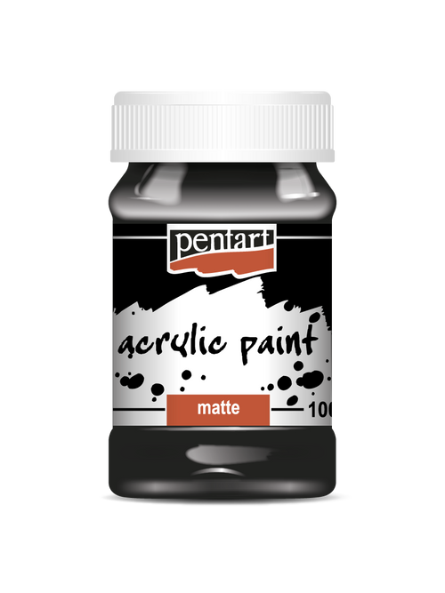 Acrylic paint matte