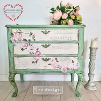 Delicate Roses Floral Furniture Transfer - Redesign with Prima Mini Decal