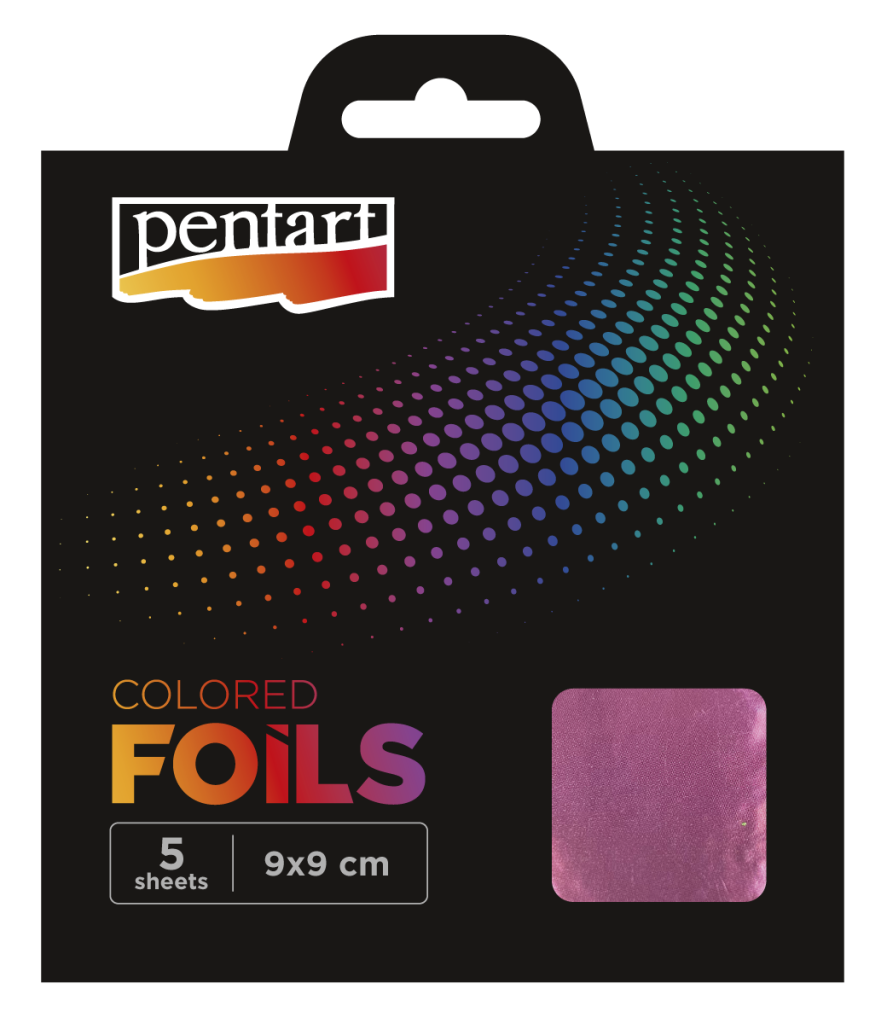 Colored Foil Sheets 5 Sheets Pack