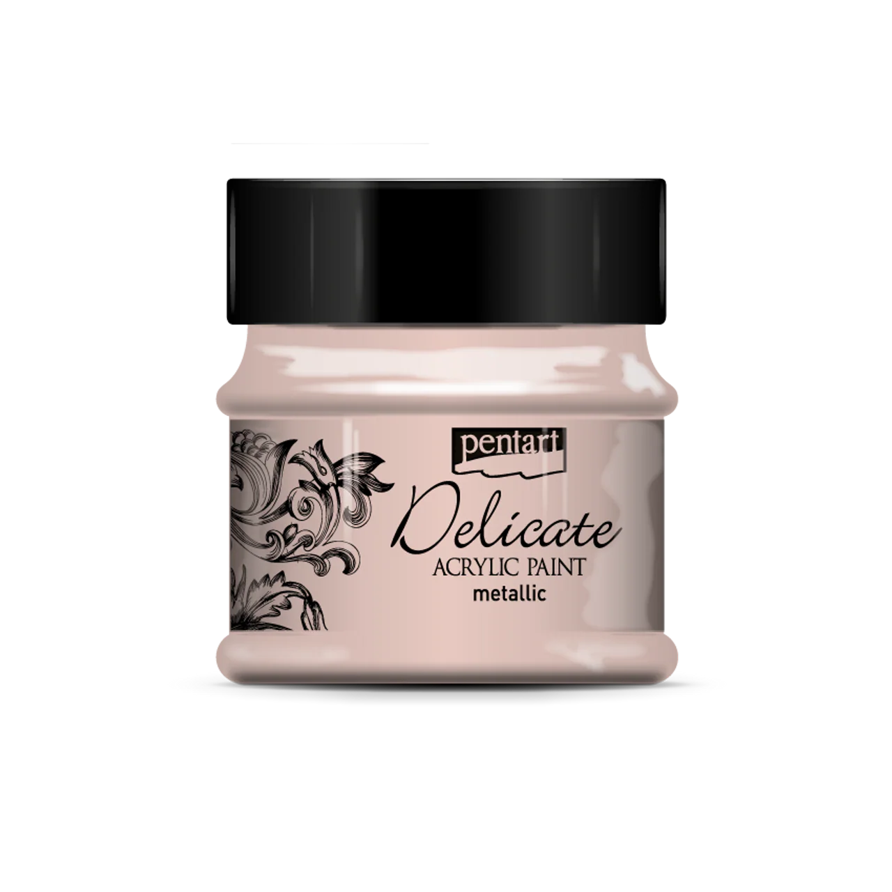 Delicate Metallic Paint, design by Pentart, arts & entertainment > hobbies & creative arts > arts & crafts, for decoupage and crafting