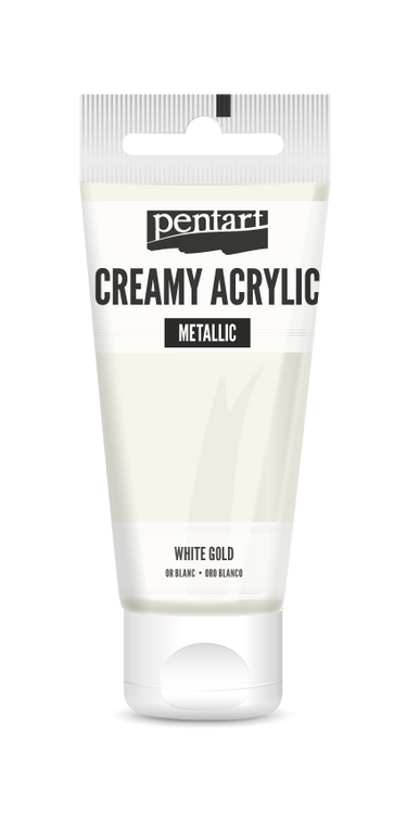 Creamy Acrylic Metallic