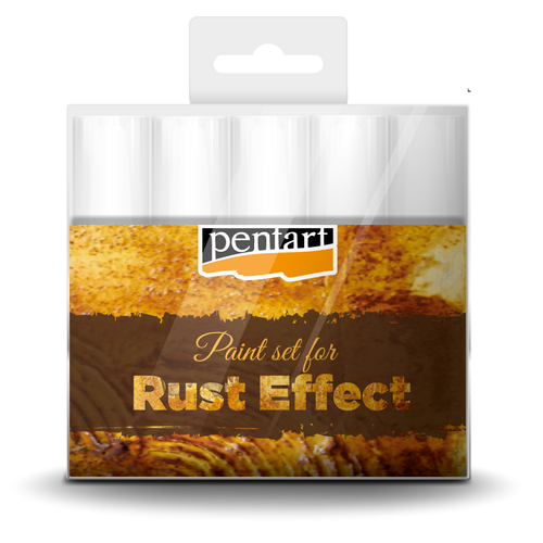 Rust Effect Paint Set 5 X Acrylic Paint