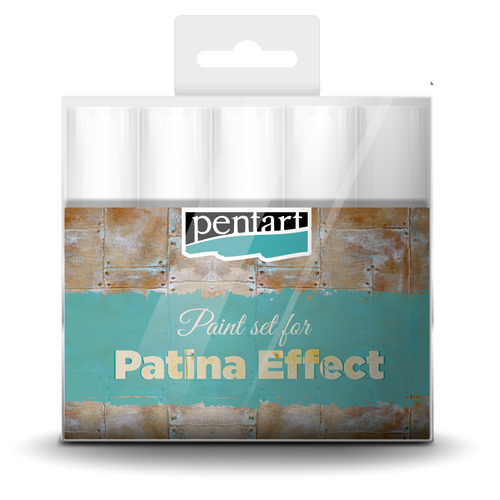 Patina Effect Paint Set 5 X Acrylic Paint