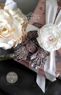 Pinecone Dolls, Redesign with Prima Decor Mould, Holiday Mould, Christmas Mould
