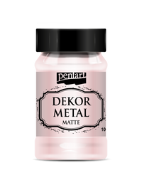 Dekor Metal matte 100 ml, design by Pentart, arts & entertainment > hobbies & creative arts > arts & crafts > art & crafting materials > craft paint, ink & glaze > paint mediums, for decoupage and crafting