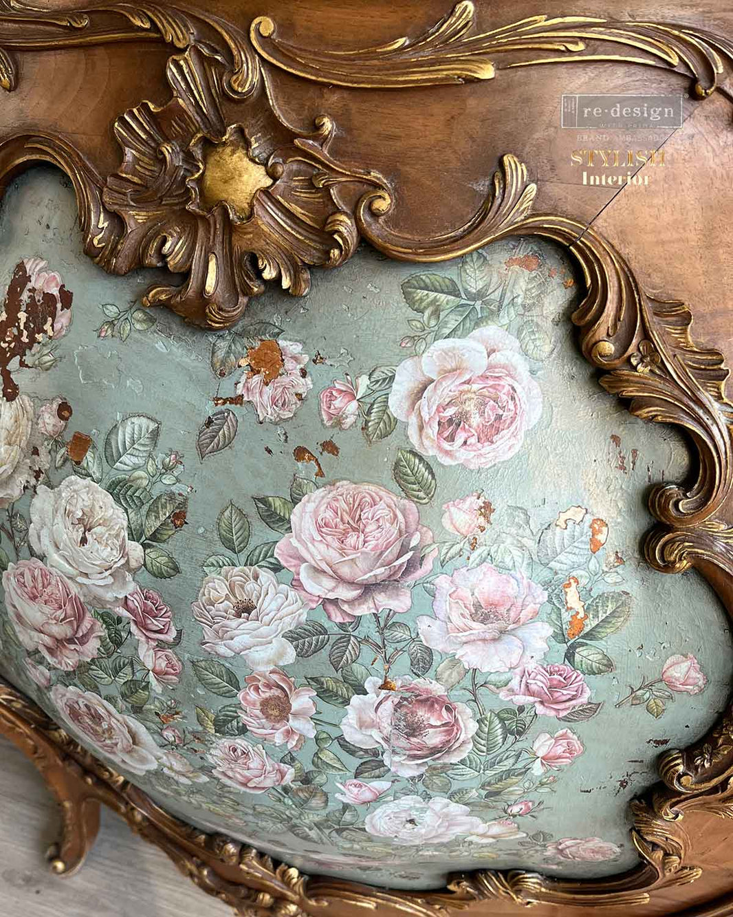 Blush Blossoms Transfers - Pink Floral Decals for Up-cycling Projects
