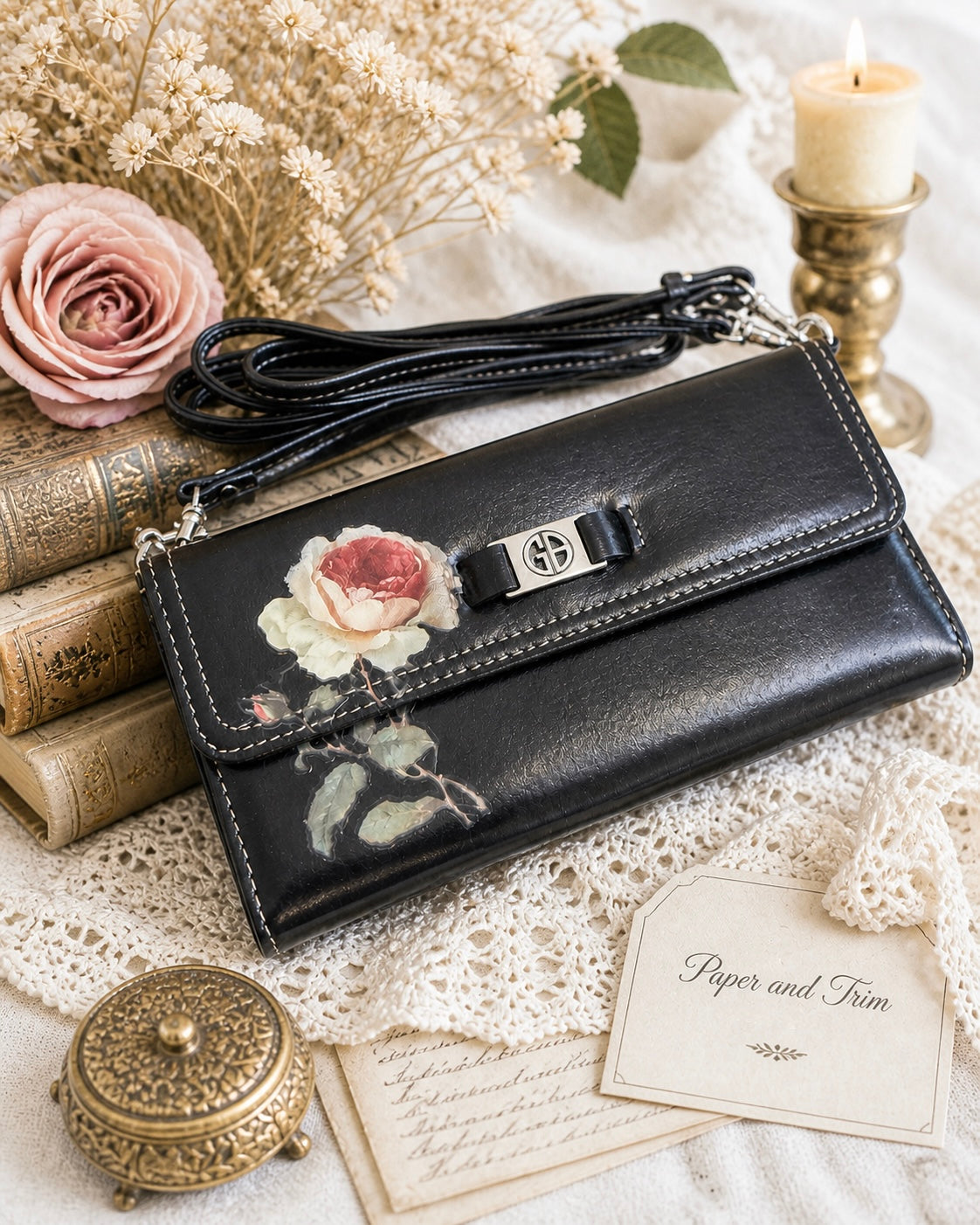 Black Leather Wallet - Leather Wallet