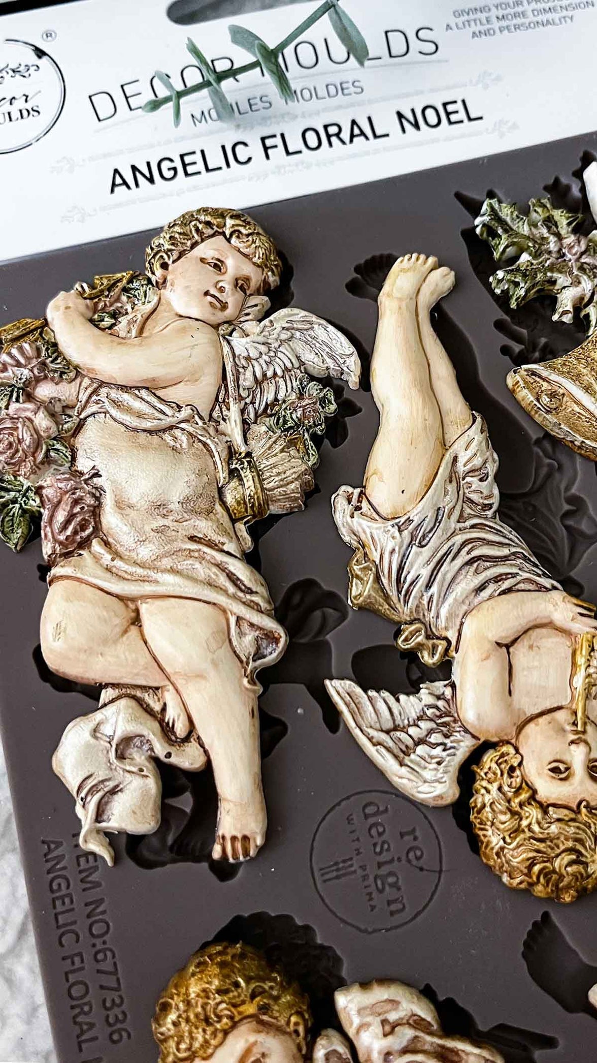 Decor Moulds® - Angelic Floral Noel