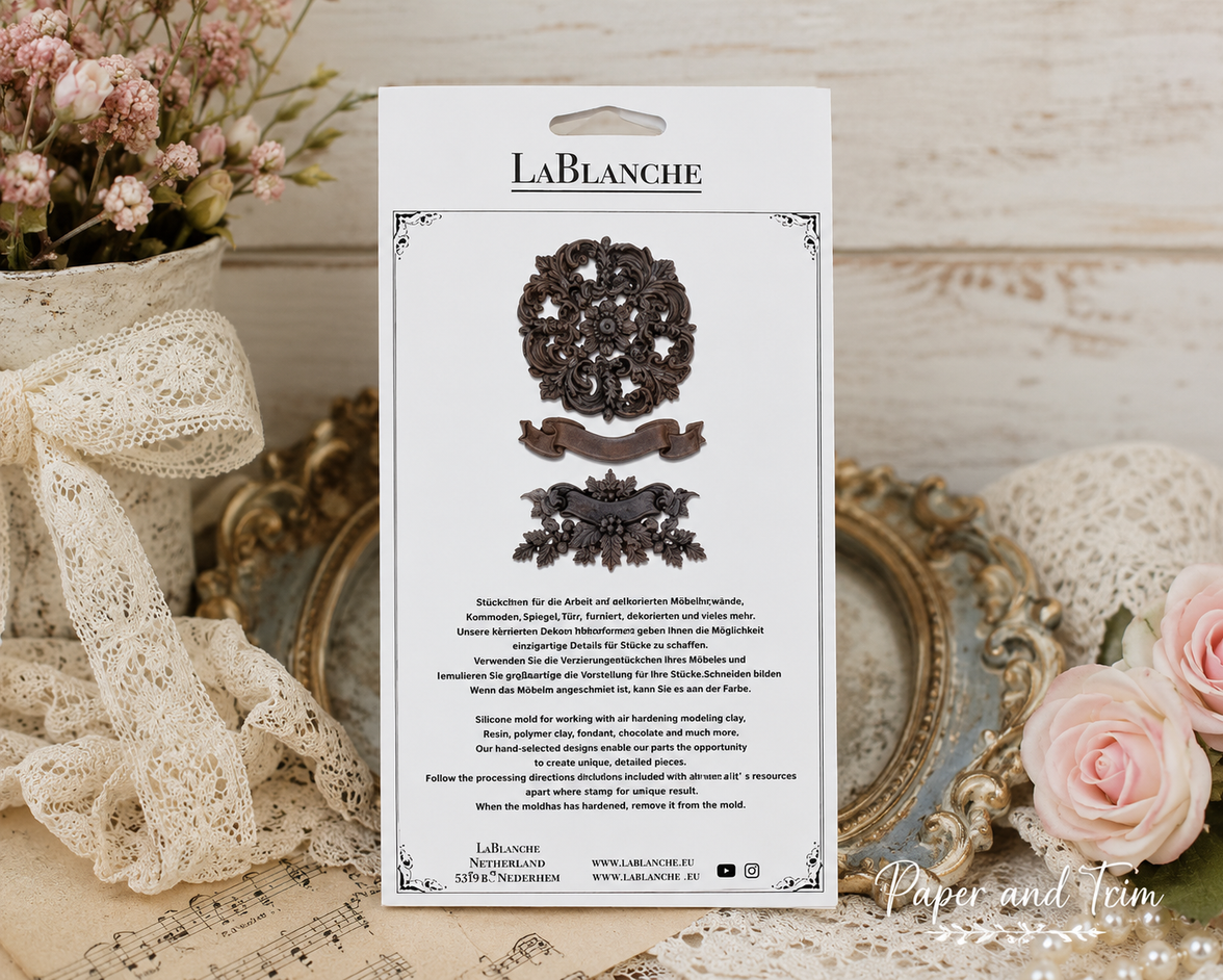 LaBlanche Silicone Mould - Ilex Banner Silicone Mould