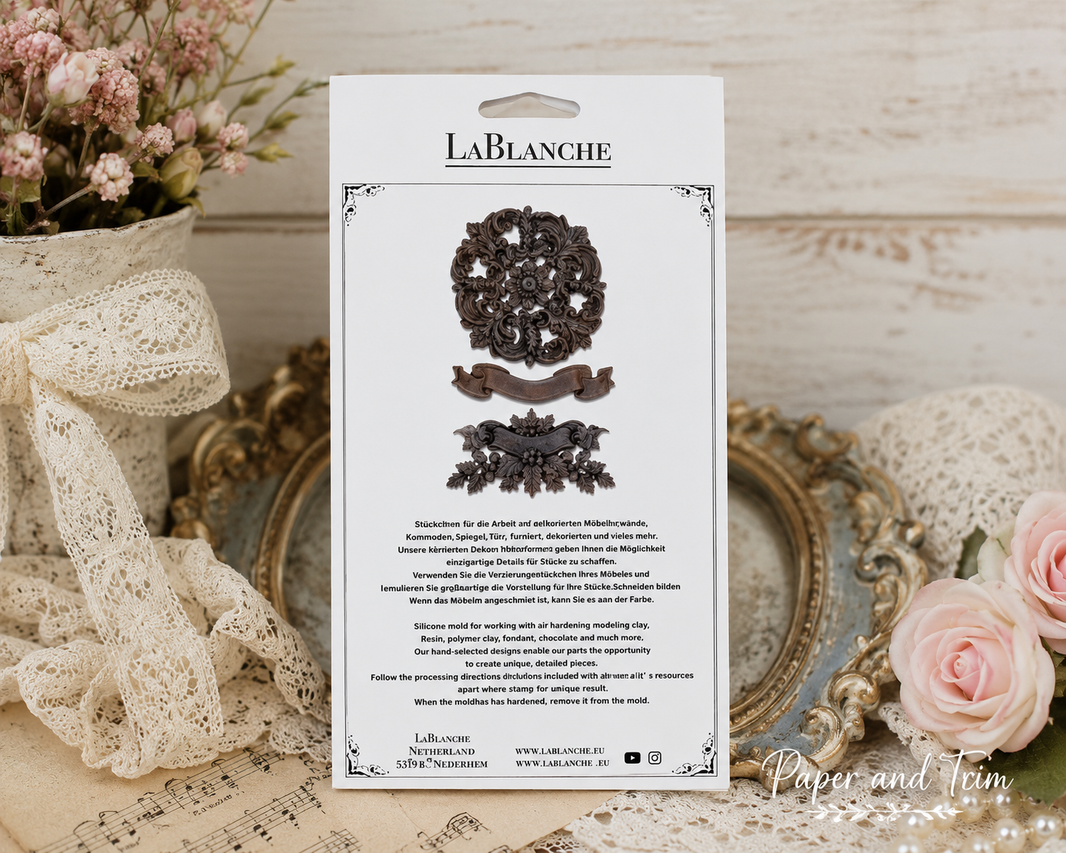LaBlanche Silicone Mould - Ilex Banner Silicone Mould