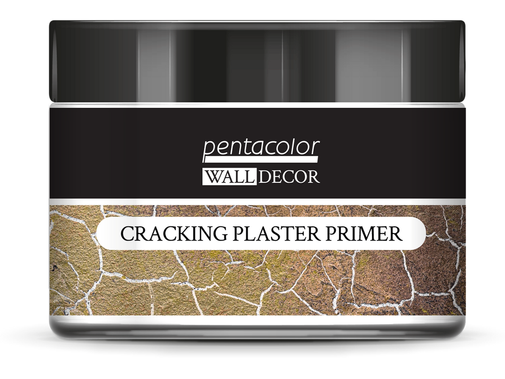 Pentart WD Cracking Plaster Primer, design by Pentart, hardware > building consumables > wall patching compounds & plaster, for decoupage and crafting
