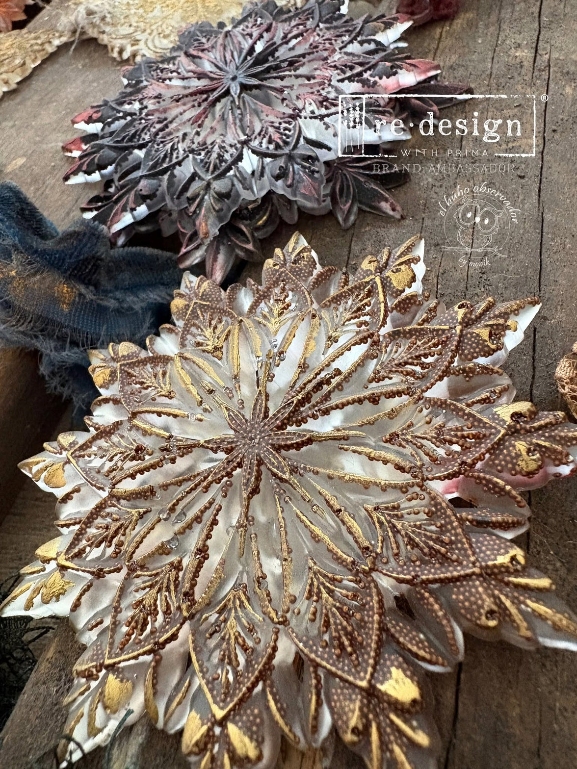 New Ornament Mould - Dazzling Ornates, Bauble Mold, Holiday Ornaments, Prima Mold, Silicone Molds, Casting Mold, Chocolate Mold, Upcycling, Candy Molds