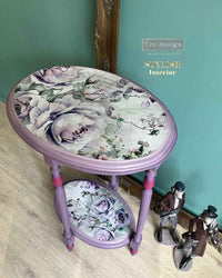 Double Delight Decoupage Fiber Paper Set - Soft Veil - Total 2 sheets - 1 sheet,