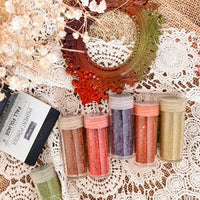 Fall Foliage Mica Powder, Art Ingredients - Mica Powder Set, 6 bottles x 7 grams each