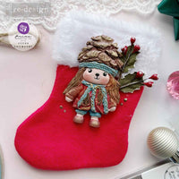 Pinecone Dolls, Redesign with Prima Decor Mould, Holiday Mould, Christmas Mould