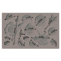 Redesign Decor Moulds® - Fragrant Roses - 5" x 8", 8mm thickness
