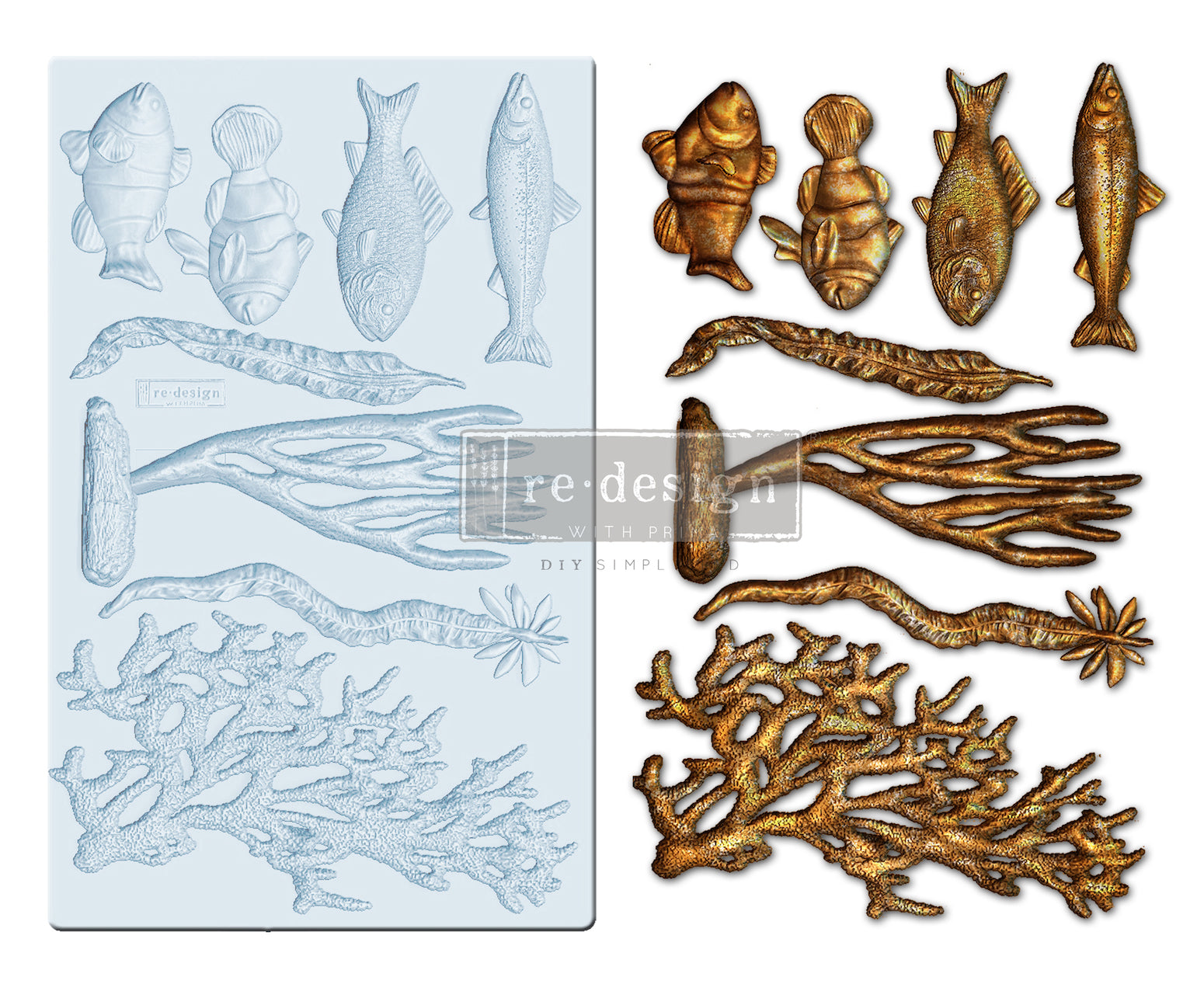 Redesign Decor Moulds® - Coral Reef
