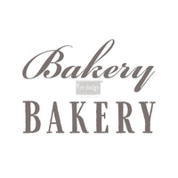 Redesign Transfer - Fresh Bakery Word Transfer