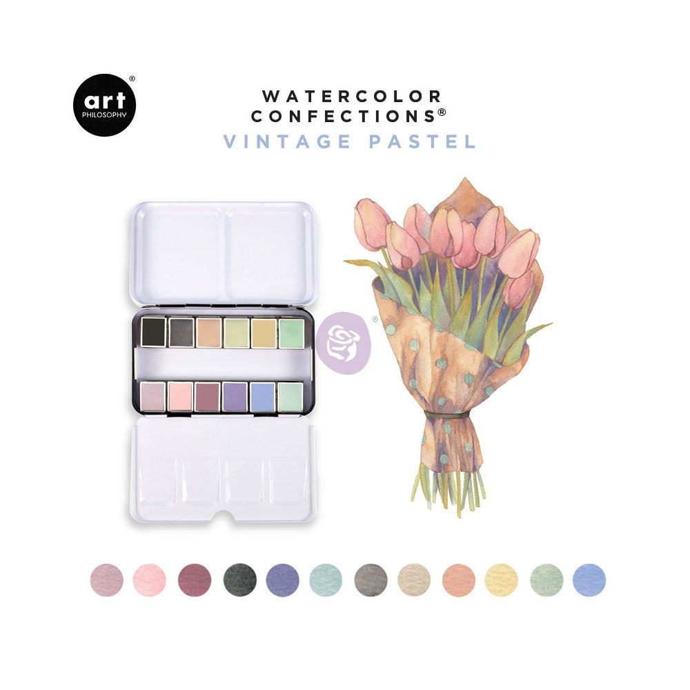 Watercolor Confections Paint Set® - Vintage Pastel