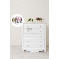 Redesign Knob Transfer - Paris Cottage 8.5"X10.5" Sheet size