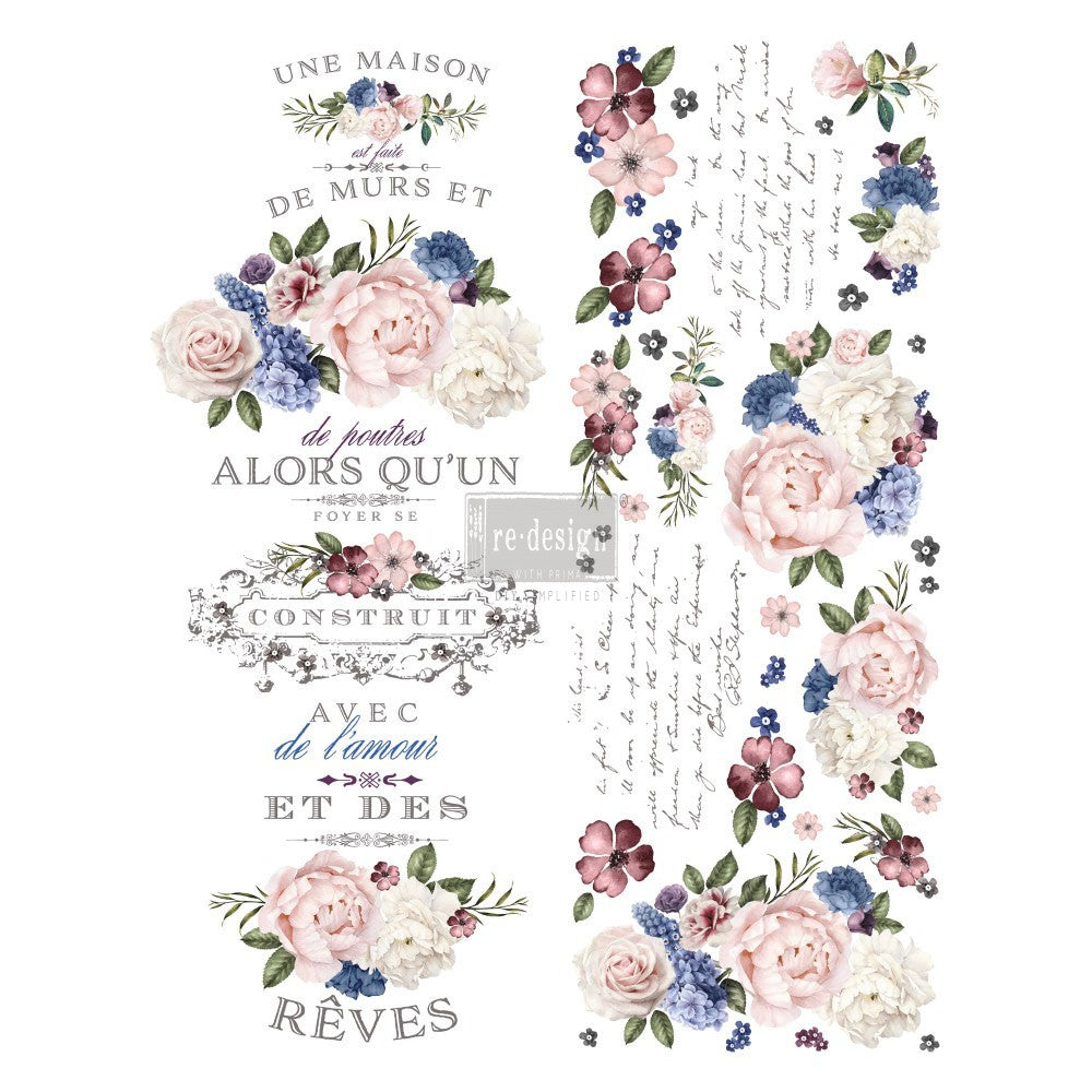 Redesign Decor Transfers - Lavender Bush