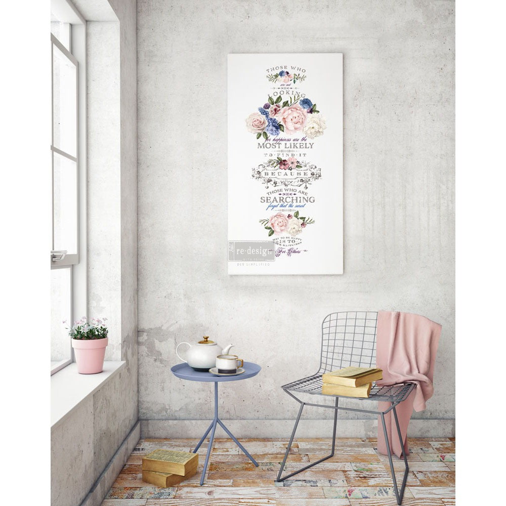 Redesign Decor Transfers - Lavender Bush, Large Furniture Transfer