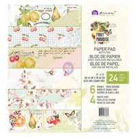 Fruit Partadise  12x12 Paper Pad, Double Sided Paper, Paper Crafting