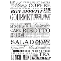 Re.Design Decor Transfers - Delicious Menu Wall Transfers