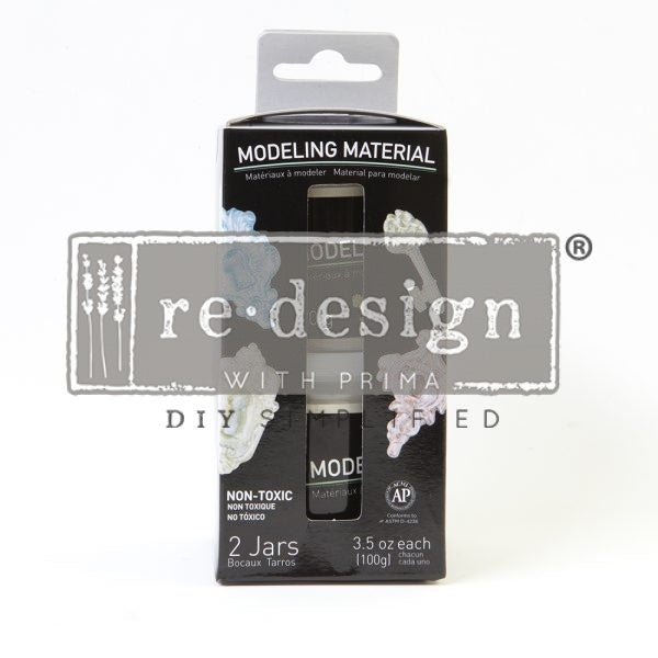 Modeling Material Jar, set of 2 /box. 3.5 oz. each.