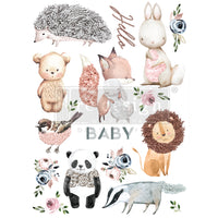 Redesign Decor Transfers® - Hello Baby size 22"x30"