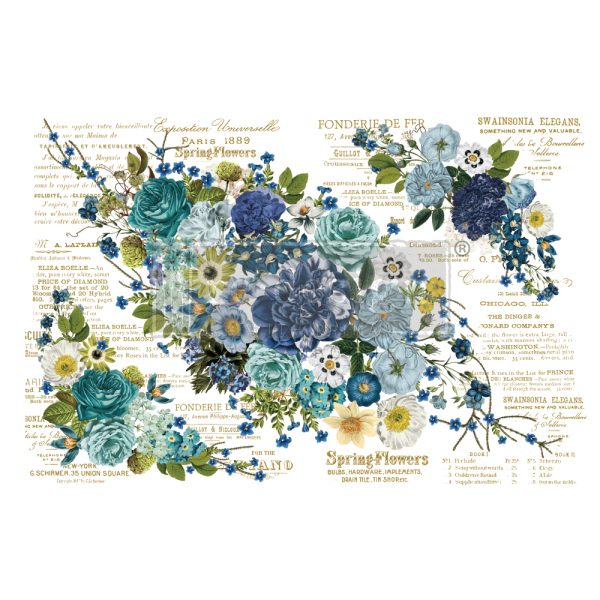 Redesign Decor Transfers® - Cosmic Roses design size 44" X 30" 6 sheets