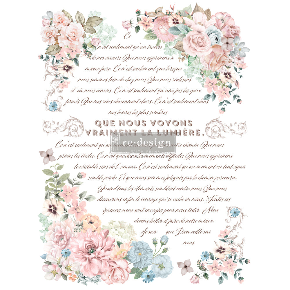 Redesign Decor Transfers® - Pure Light Floral